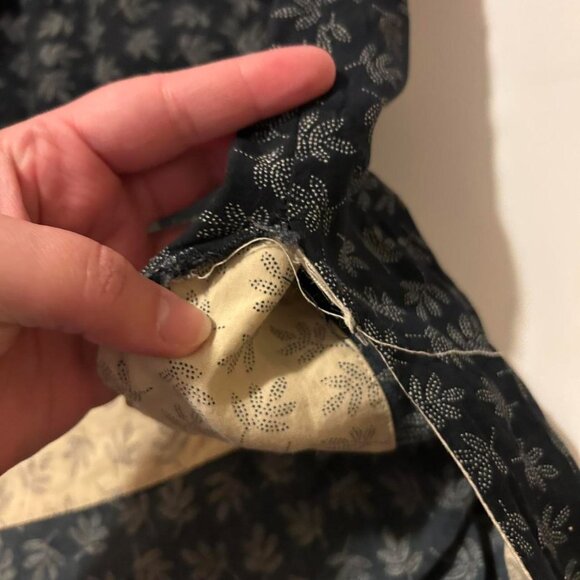 Norton Mcnaughton Pattern Dress Black Straight Side Friends era/style Maxi Dress - Picture 4 of 5